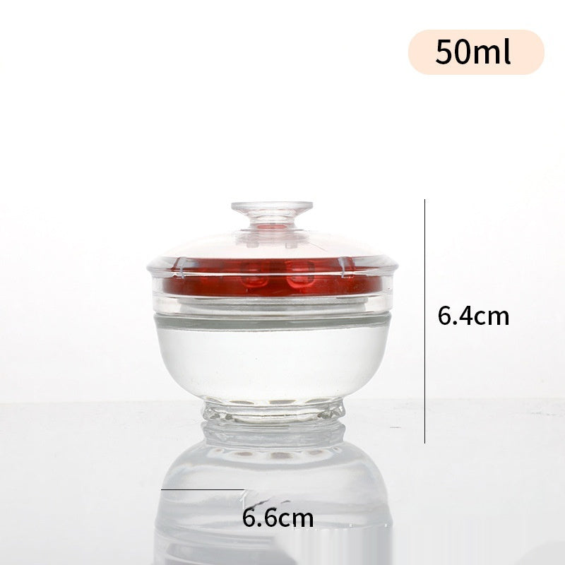 Cubilose Bottle Glass Jar High Temperature Resistance Subpackaging Bottles
