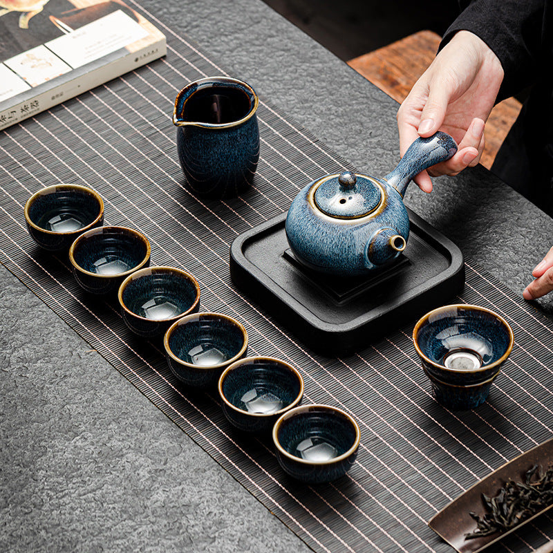 Kiln Ceramic Japanese-style Ancient Kung Fu Tea Set