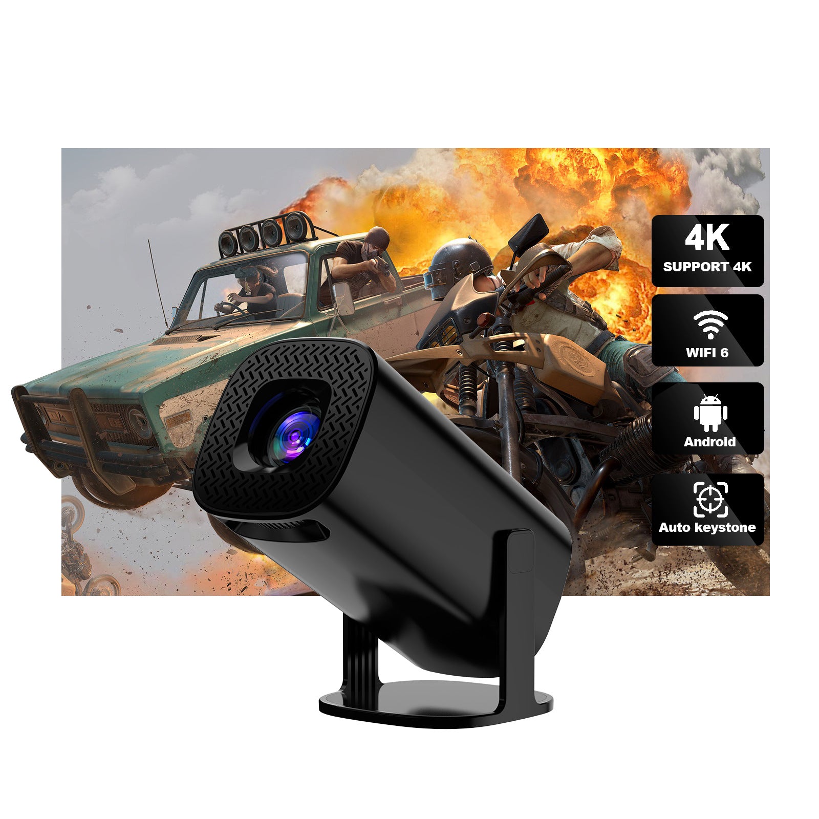 Portable Home Wall Projector