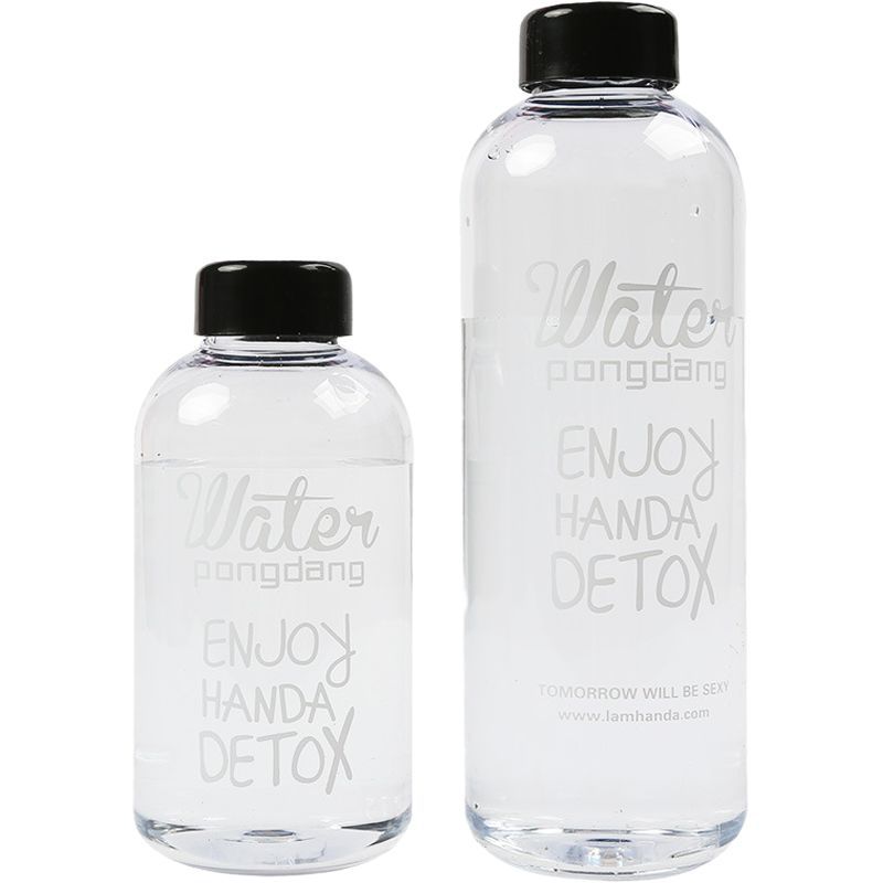 Male And Female Students Plastic Cups Korean Couple Water Cups