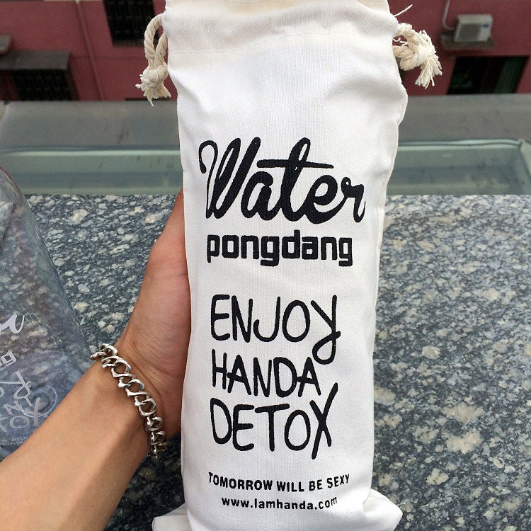 Male And Female Students Plastic Cups Korean Couple Water Cups