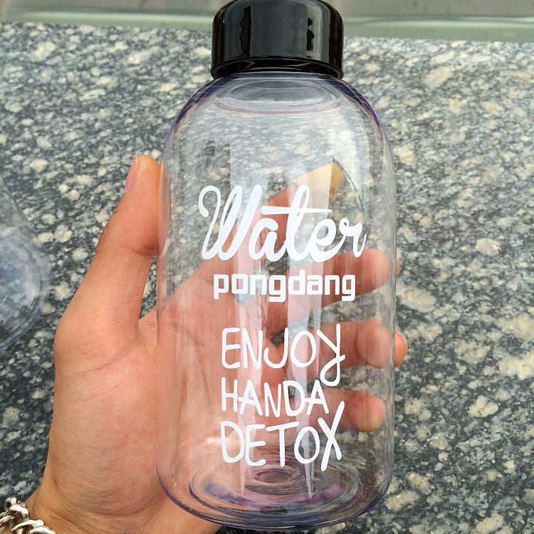 Male And Female Students Plastic Cups Korean Couple Water Cups