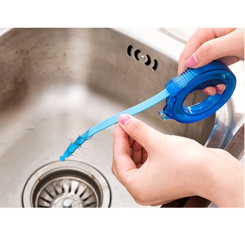 Flexible Mini Snake Drain Cleaner Hair Remover Kitchen Tools Sewer Pipe Cleaner