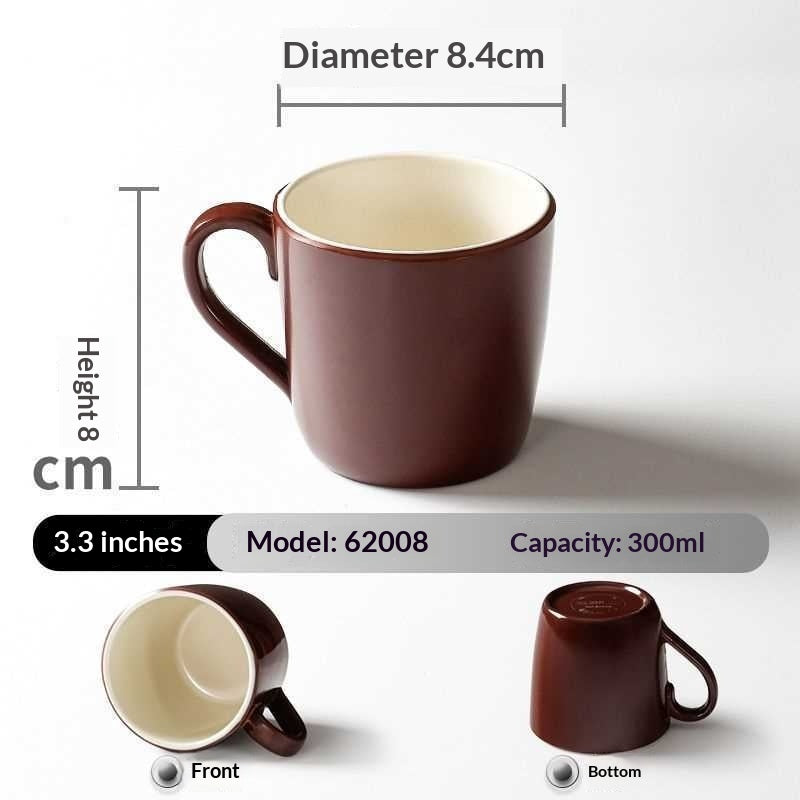 Melamine Porcelain-look Tableware Cups Mugs With Handles Shatter-resistant Water Bottles For Commercial Use