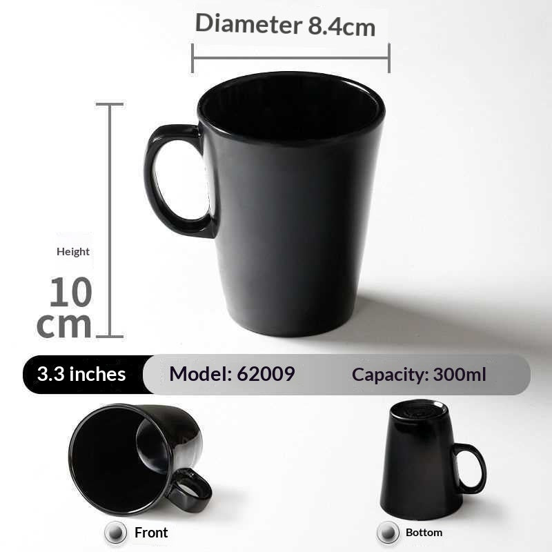 Melamine Porcelain-look Tableware Cups Mugs With Handles Shatter-resistant Water Bottles For Commercial Use