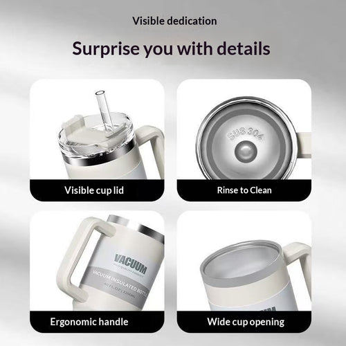 40oz Iced Coffee Tumbler 304 Stainless Steel Cup