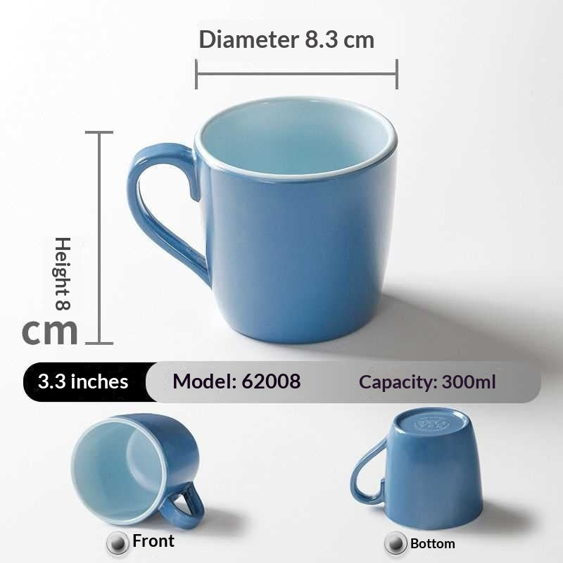 Melamine Porcelain-look Tableware Cups Mugs With Handles Shatter-resistant Water Bottles For Commercial Use