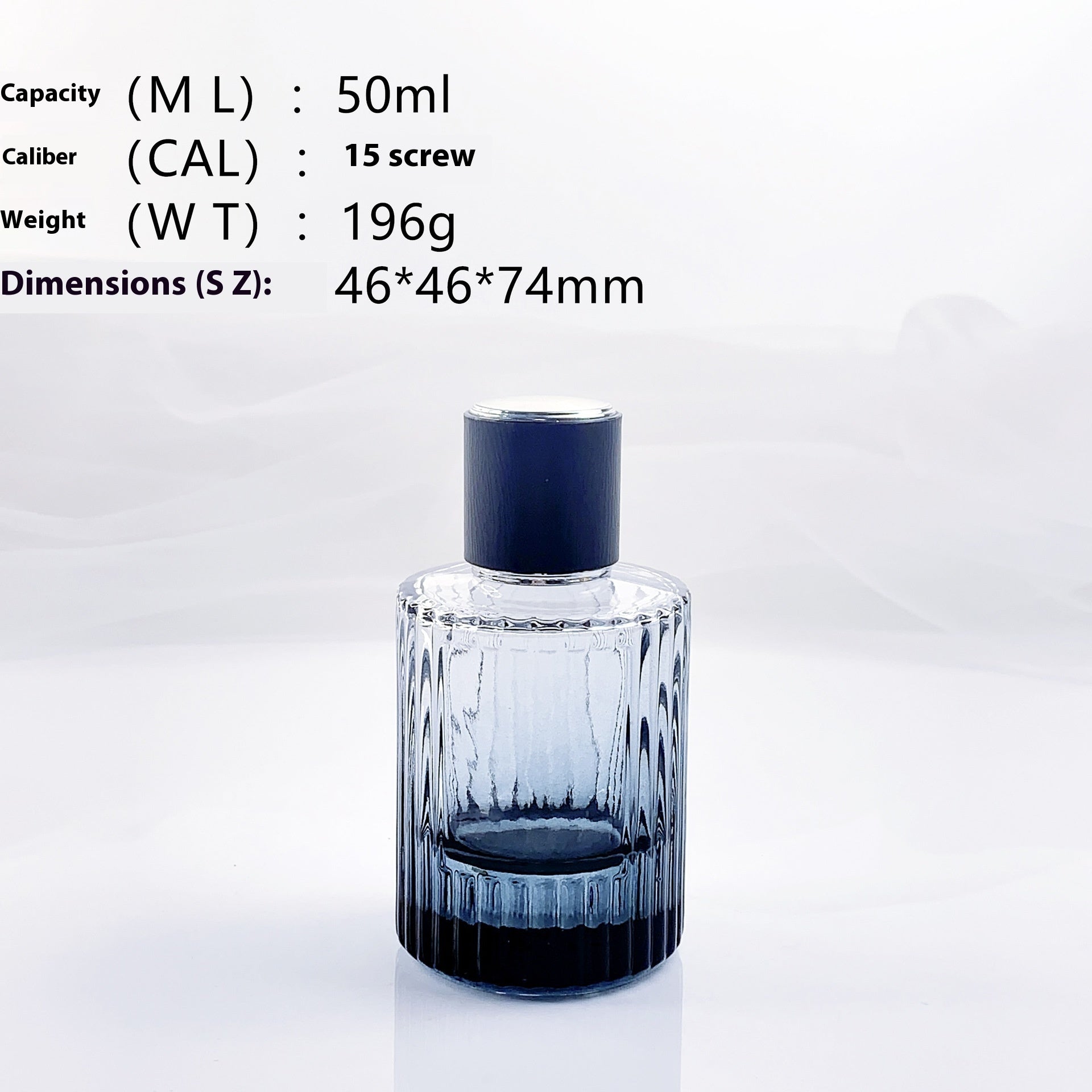 Glass Large Capacity French Gradient Advanced Screw Perfume Sub-bottles