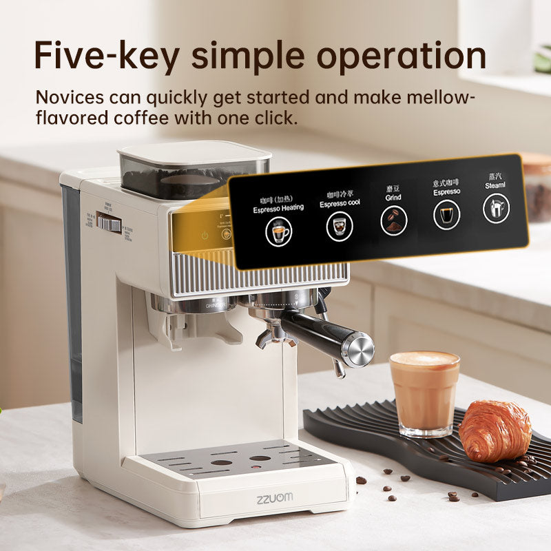 Italian-style Grinder Integrated Coffee Machine