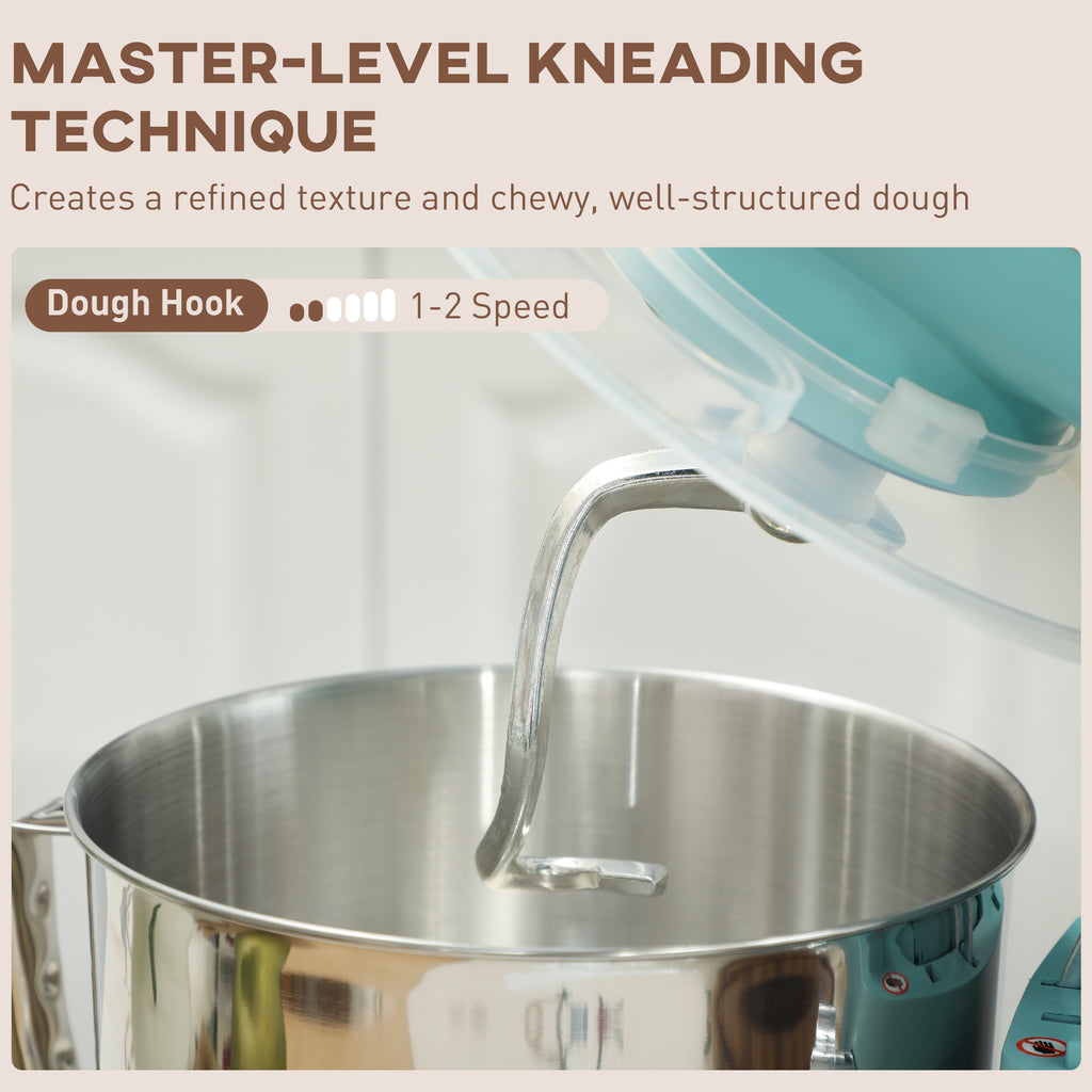 1300W Kitchen Stand Mixer, With Accessories - Blue