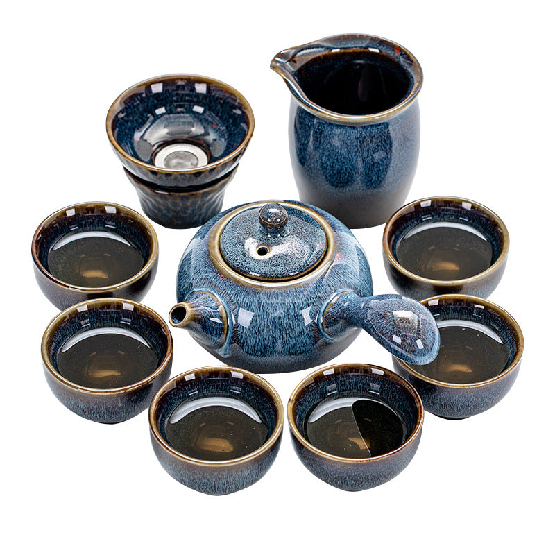 Kiln Ceramic Japanese-style Ancient Kung Fu Tea Set