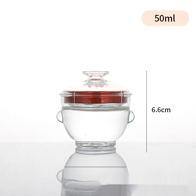 Cubilose Bottle Glass Jar High Temperature Resistance Subpackaging Bottles