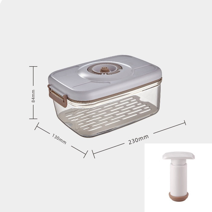 Food Vacuum Storage Box With Free Vacuum Kitchen Sealer Container Transparent Organization Sealed Tank Cans Lunch Box Gift