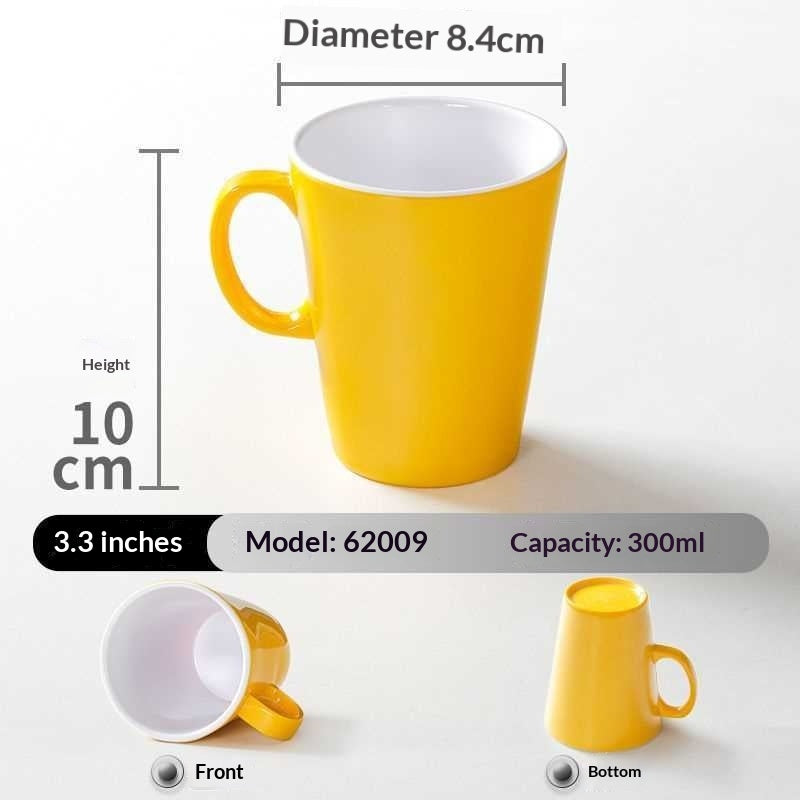 Melamine Porcelain-look Tableware Cups Mugs With Handles Shatter-resistant Water Bottles For Commercial Use