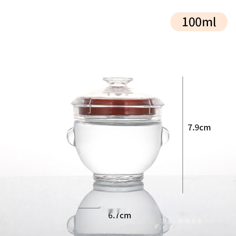 Cubilose Bottle Glass Jar High Temperature Resistance Subpackaging Bottles