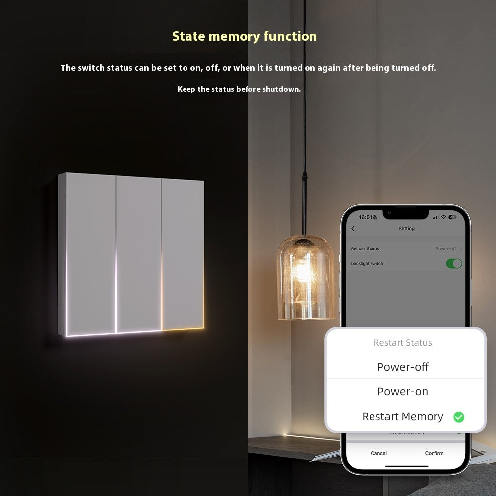 Simple Home Graffiti Smart Wif Button