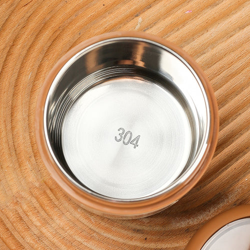 304 Breakfast With Cover Spoon Portable Soup Jar Cups